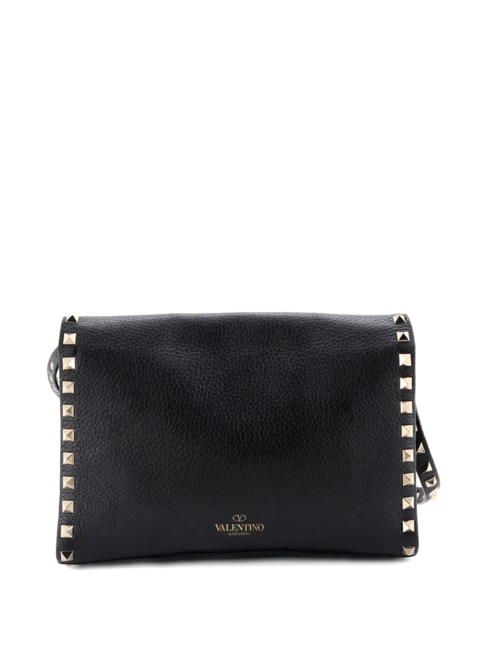 Rockstud Flip Lock Flap Bag Leather Medium Crossbody Bag