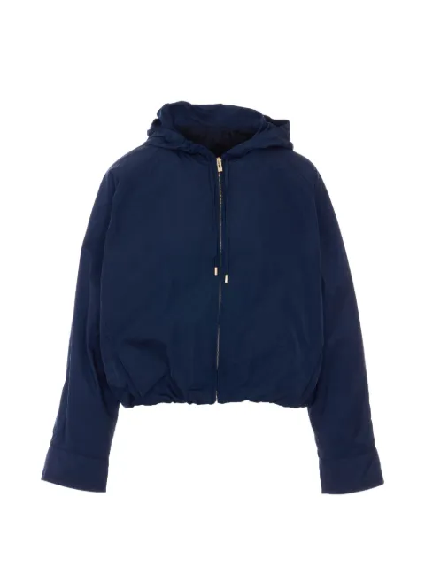 Alaïa hooded zip-up jacket