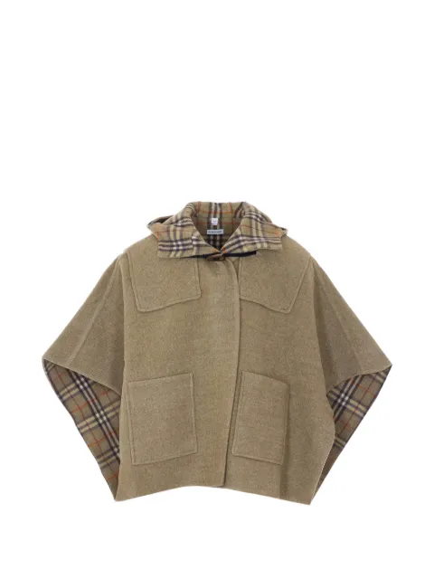 Burberry hooded duffle cape