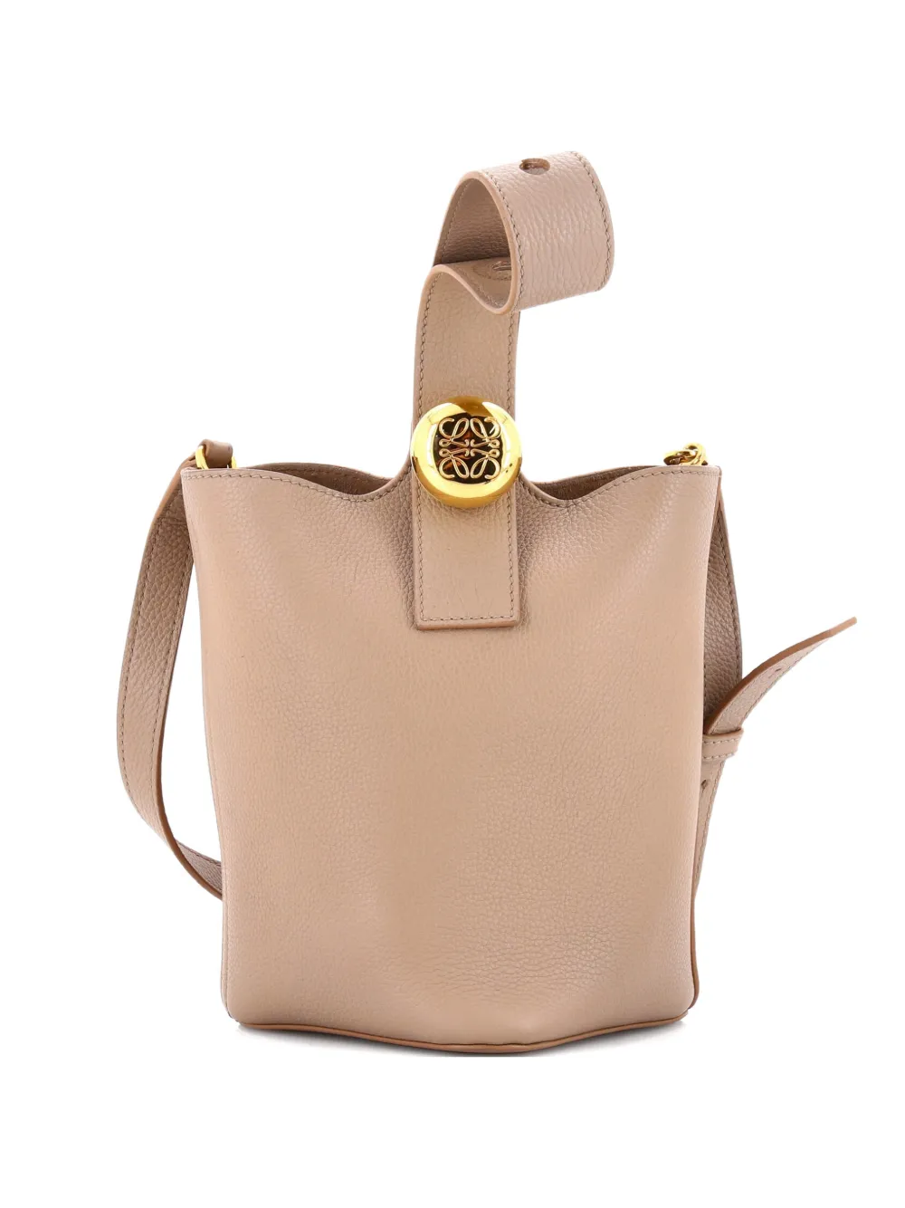 Loewe Pre-Owned Pebble Leather bucket bag - Toni neutri