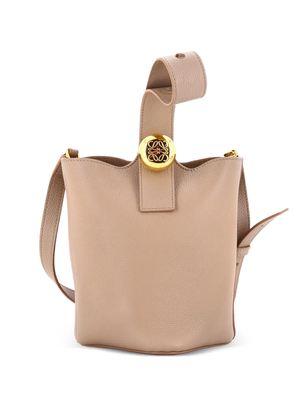Loewe Pre-Owned Pebble Leather bucket bag - Toni neutri