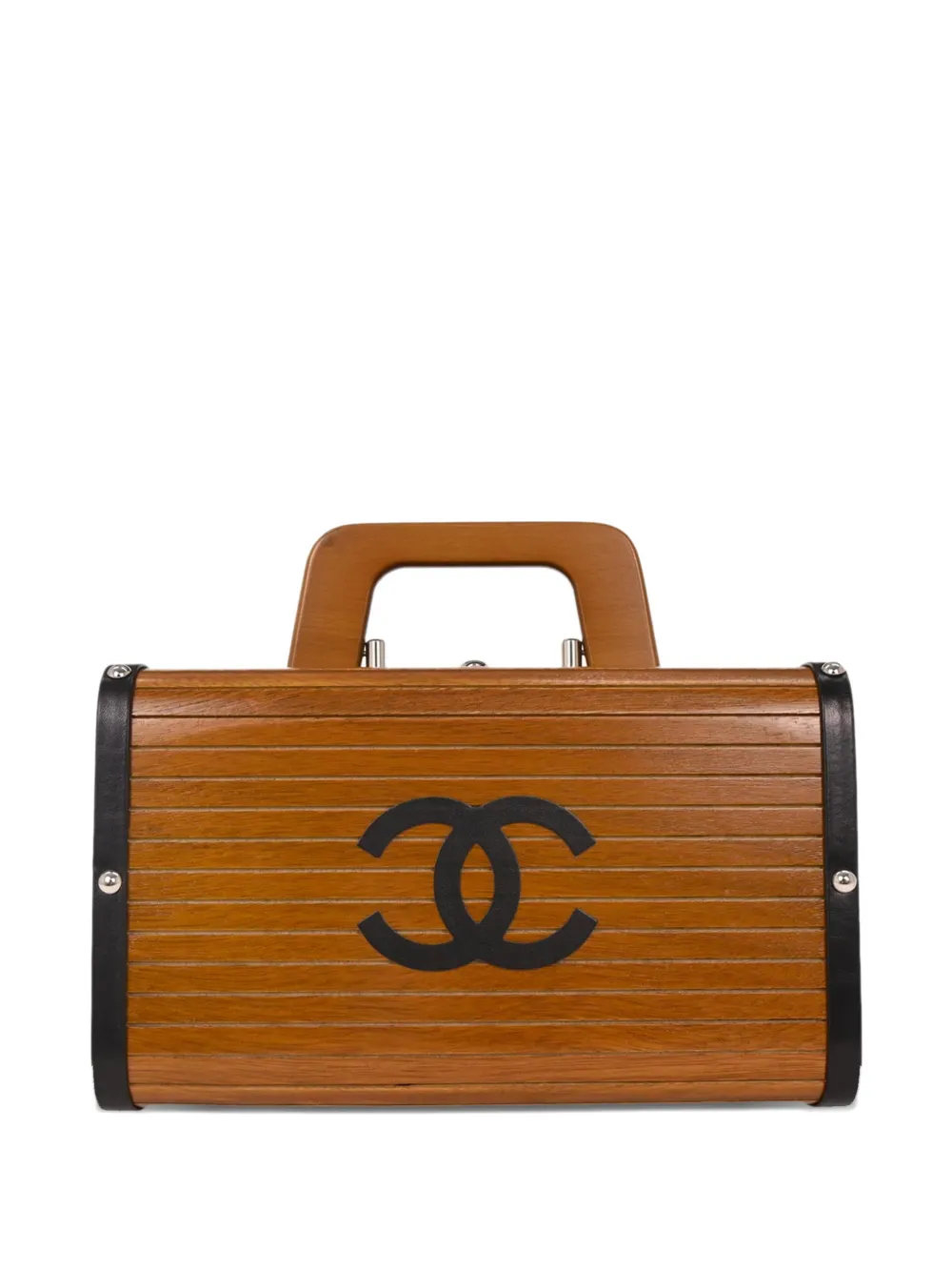 CHANEL Pre-Owned 1995 CC vanity handbag - Marrone