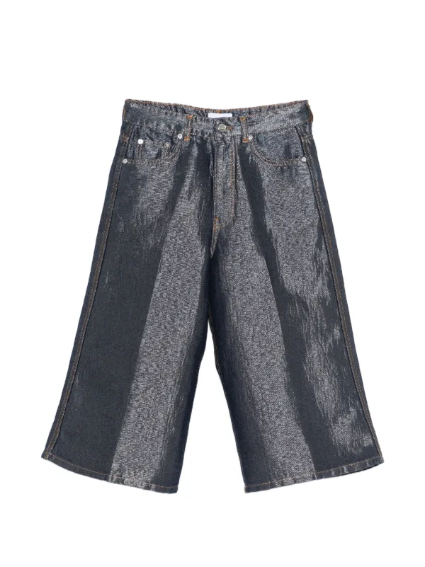 Ganni Belt-loops Shorts in Blue