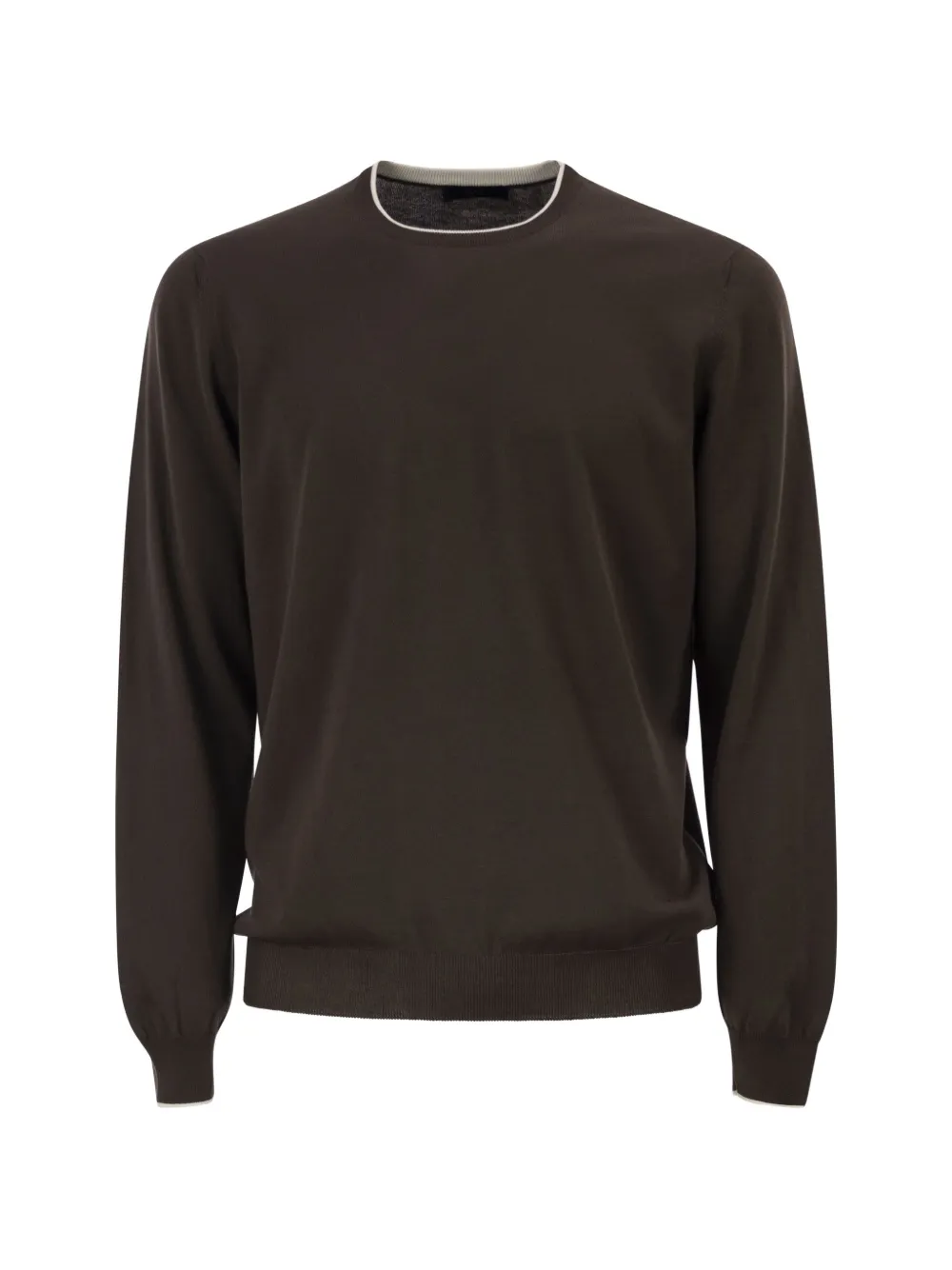 Fay crew-neck sweater - Marrone