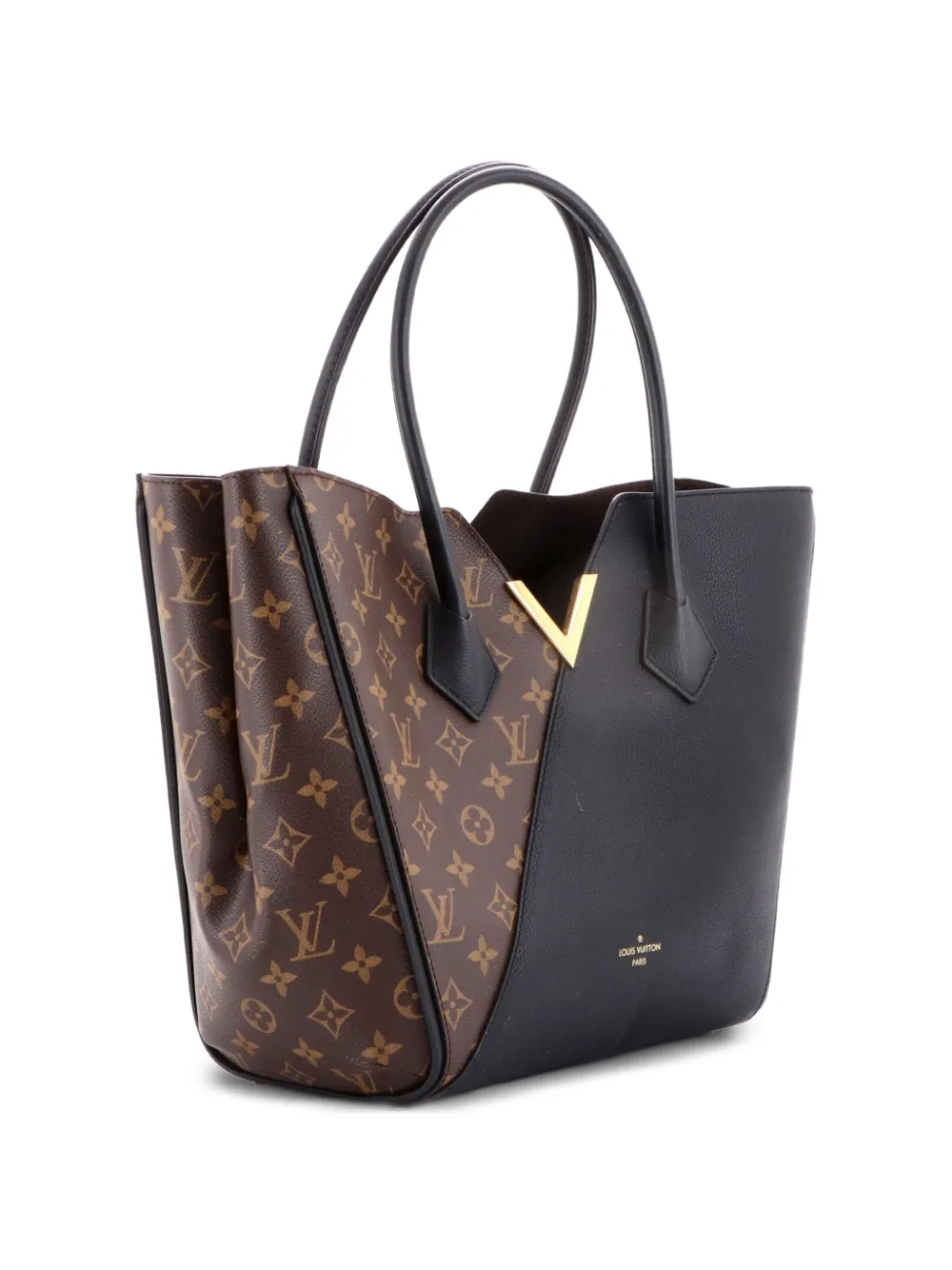 Louis Vuitton Pre-Owned Kimono Handbag Monogram Canvas and Leather MM tote bag - Nero