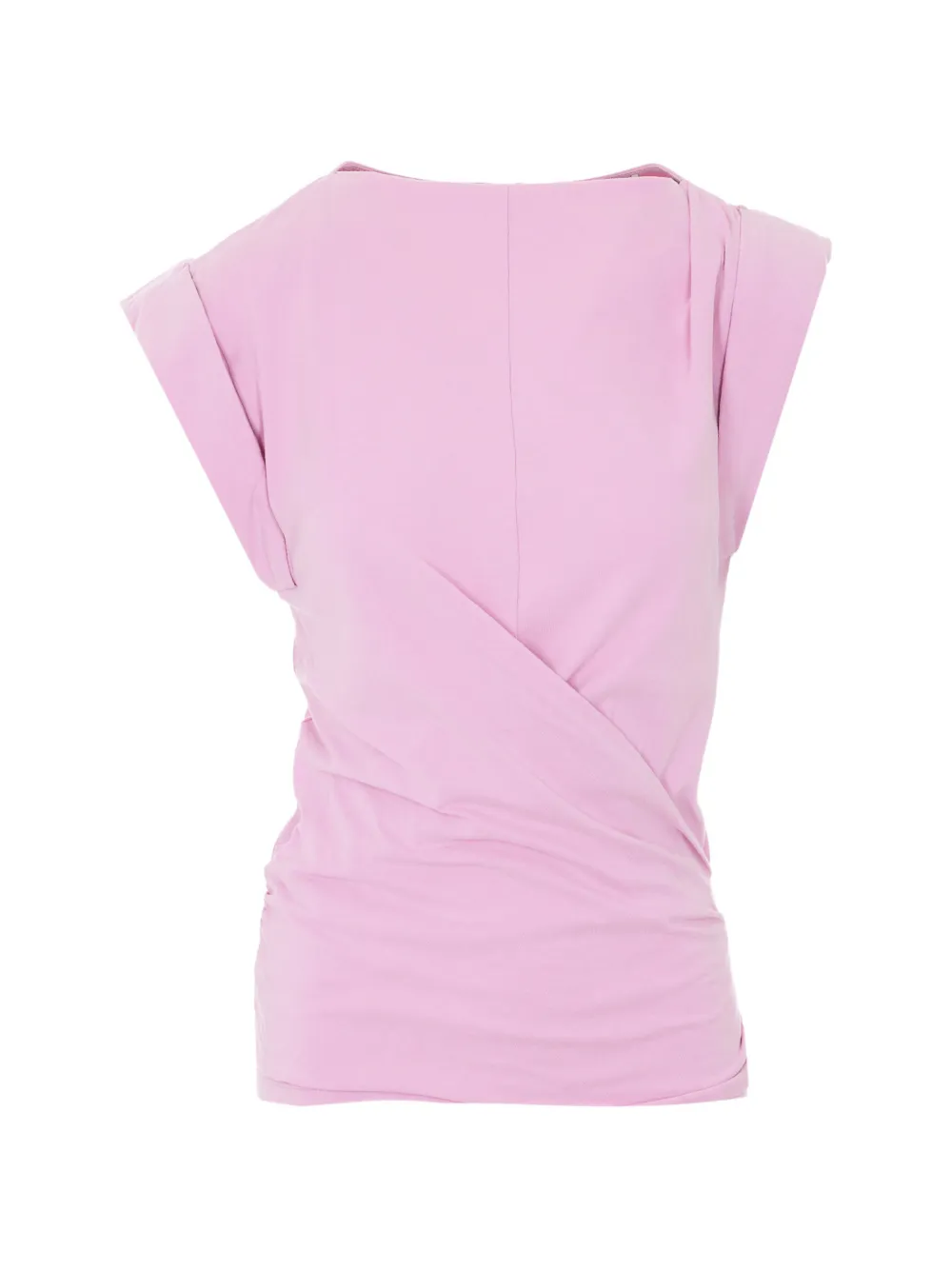 MARANT ÉTOILE Maisan embroidered ruffled top - Rosa