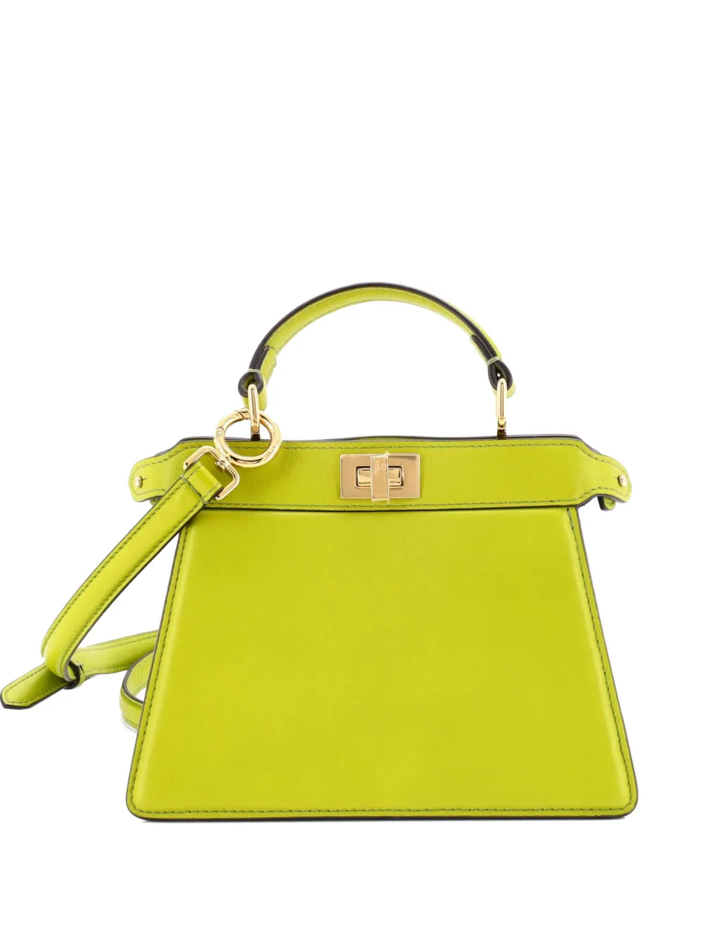 Fendi Pre-Owned Peekaboo ISeeU Bag Leather Petite crossbody bag - Verde