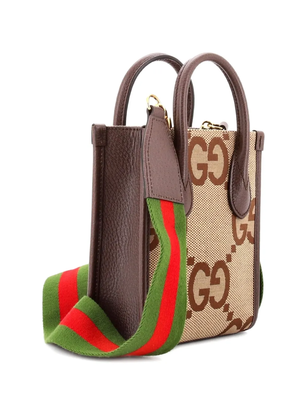 Vertical Tote Jumbo Gg Canvas Mini Crossbody Bag