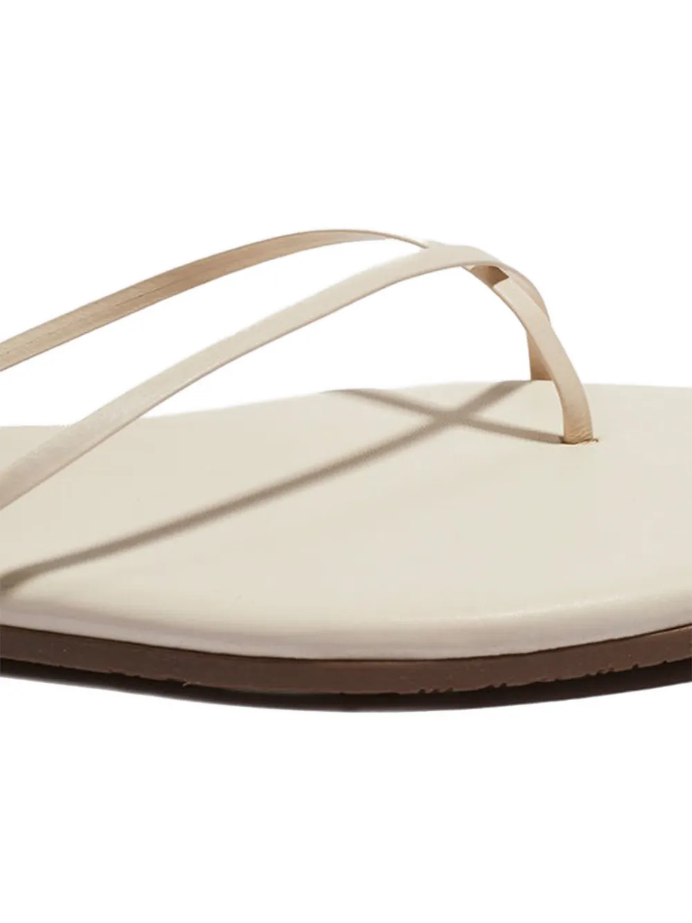 Tkees Millie sandalen met vierkante neus Beige