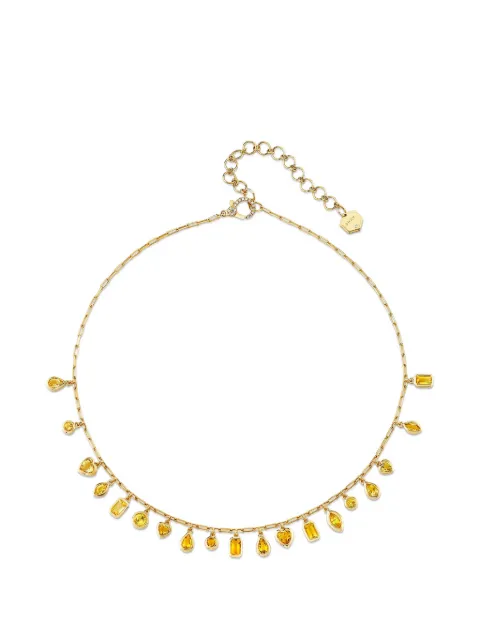 SHAY yellow sapphire citrine drop necklace