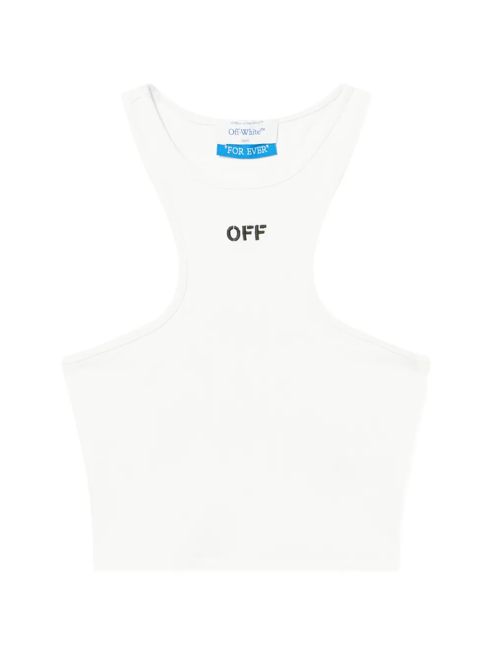 Off-White Off Stamp ribbed tank top - Bianco