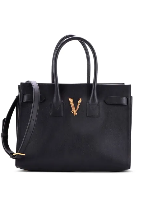 Versace Pre-Owned Virtus Belted Leather tote bag
