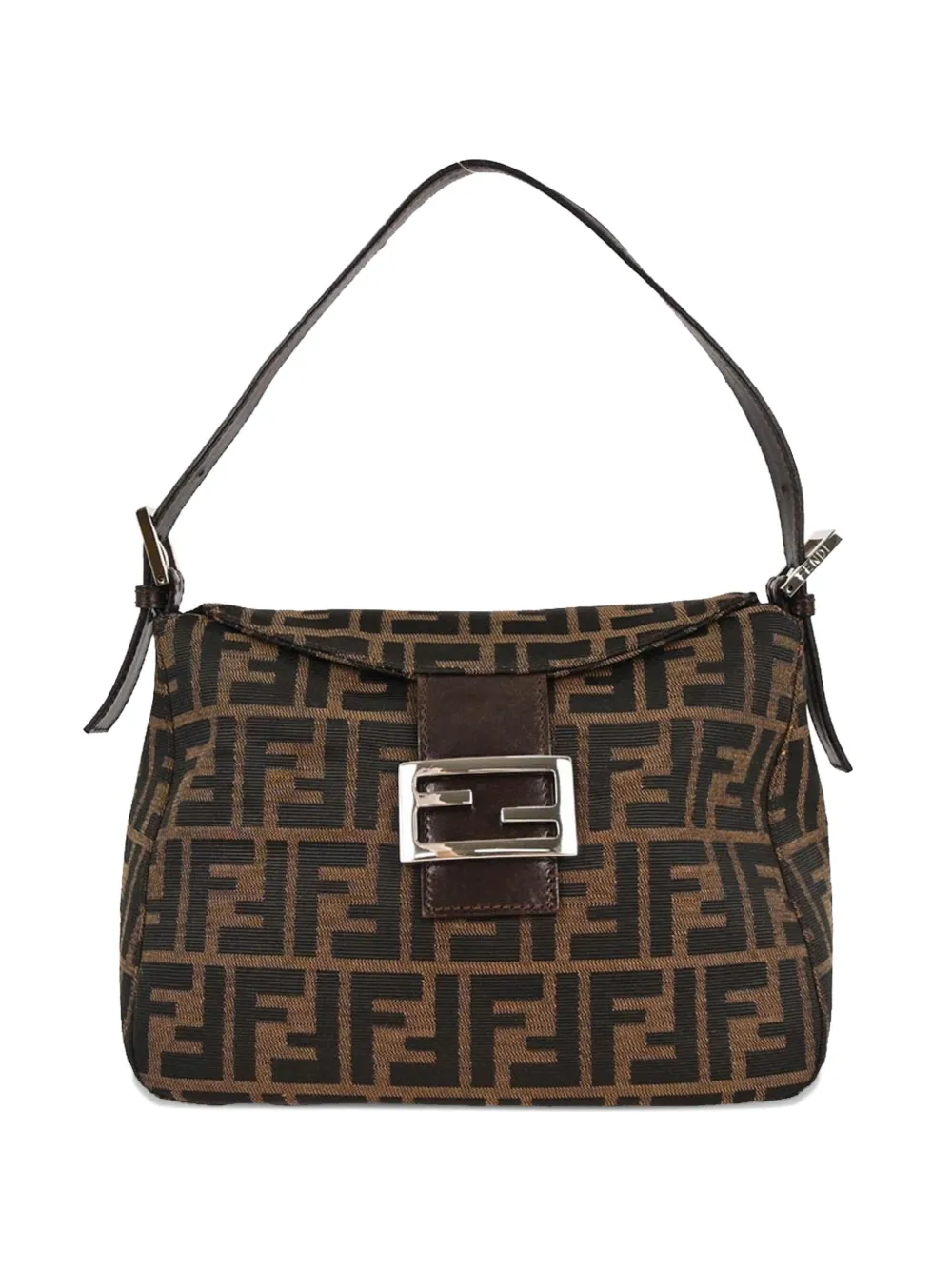 Fendi Pre-Owned 2000 Zucca-pattern shoulder bag - Marrone