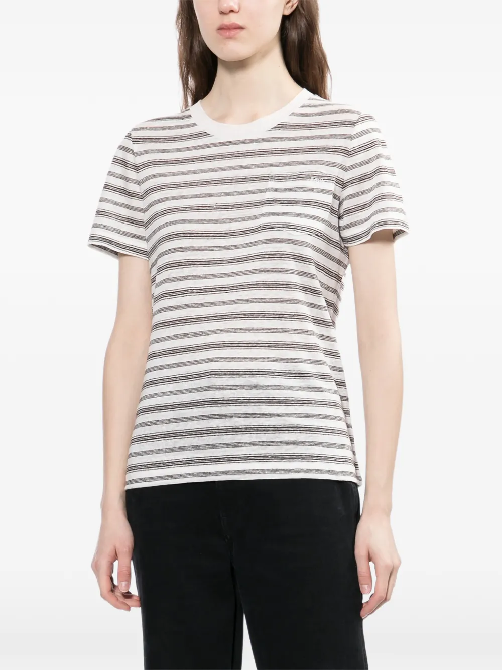  A.p.c. Crew Neck T-shirt - Neutrals 