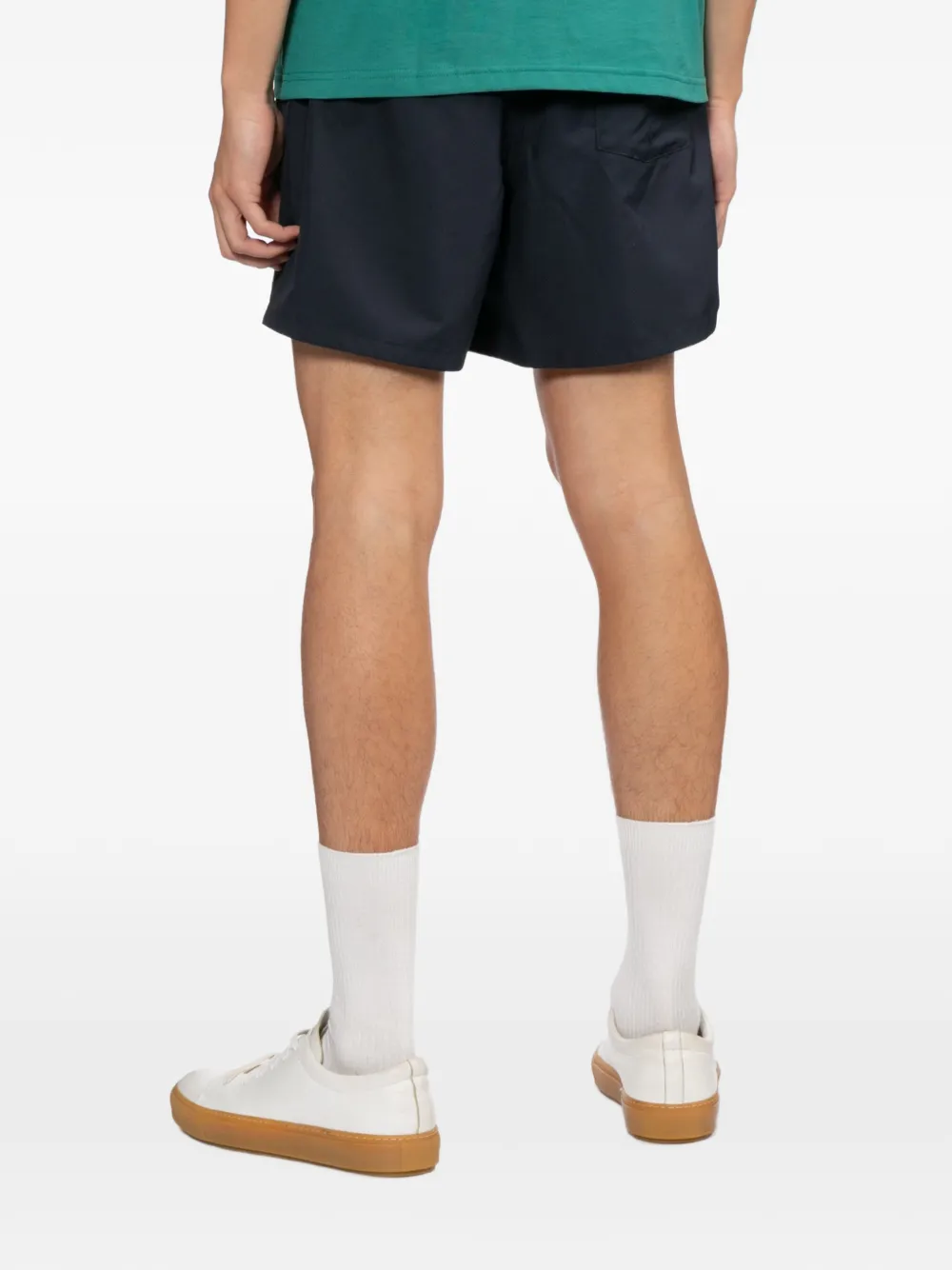 Fred Perry Shorts met geborduurd logo Blauw