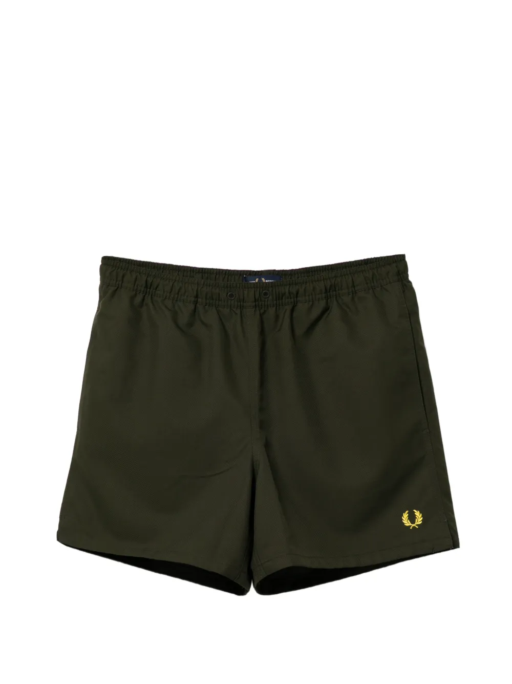 Fred Perry 레인보우 스트라이프 스윔 쇼츠 | 그린 | Image 1