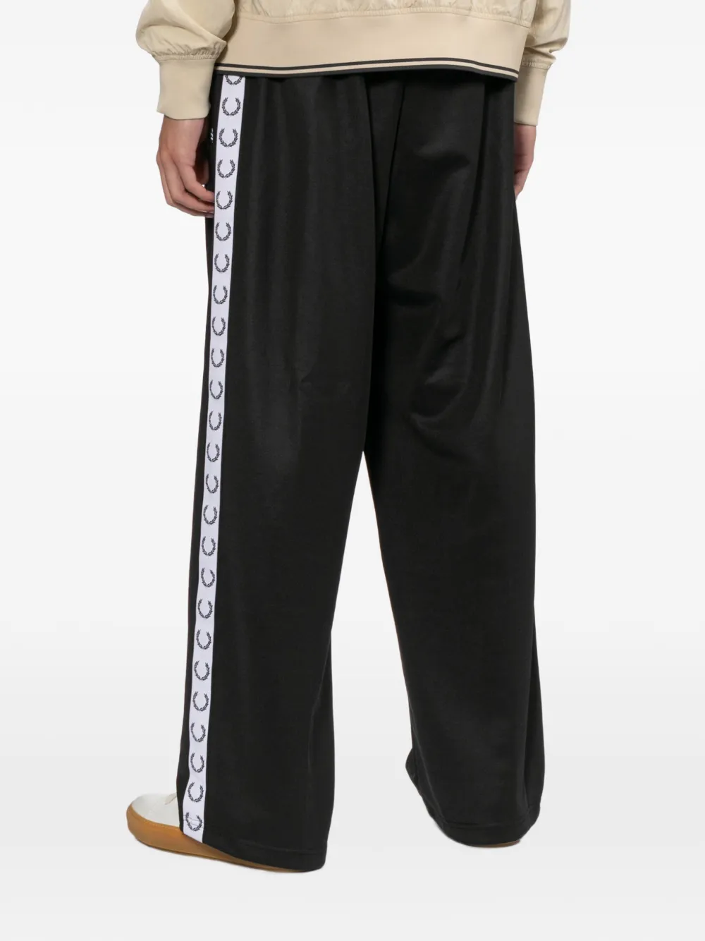 Fred Perry Broek met logoband Zwart