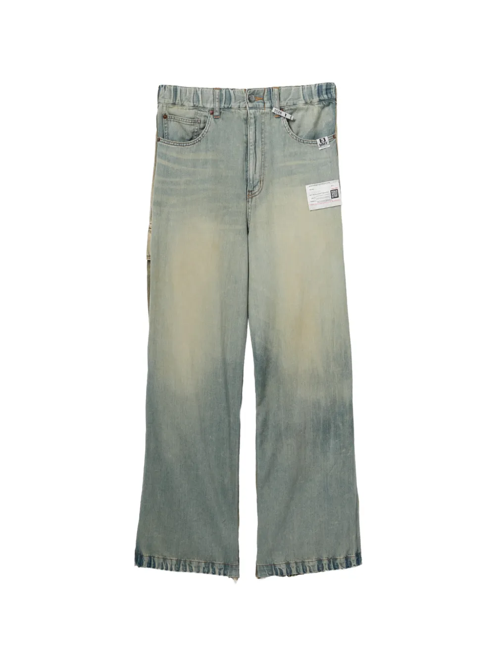 Maison MIHARA YASUHIRO Pantaloni a inserti - Blu