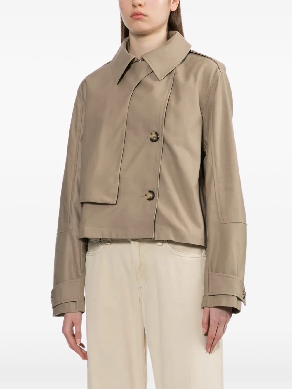  Rag & Bone Jamie Cropped Jacket - Neutrals 