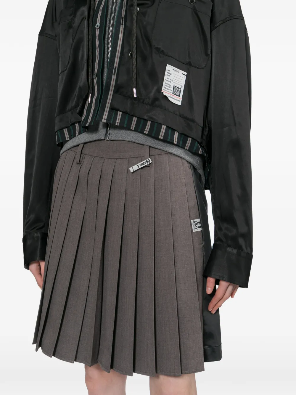 panelled skort