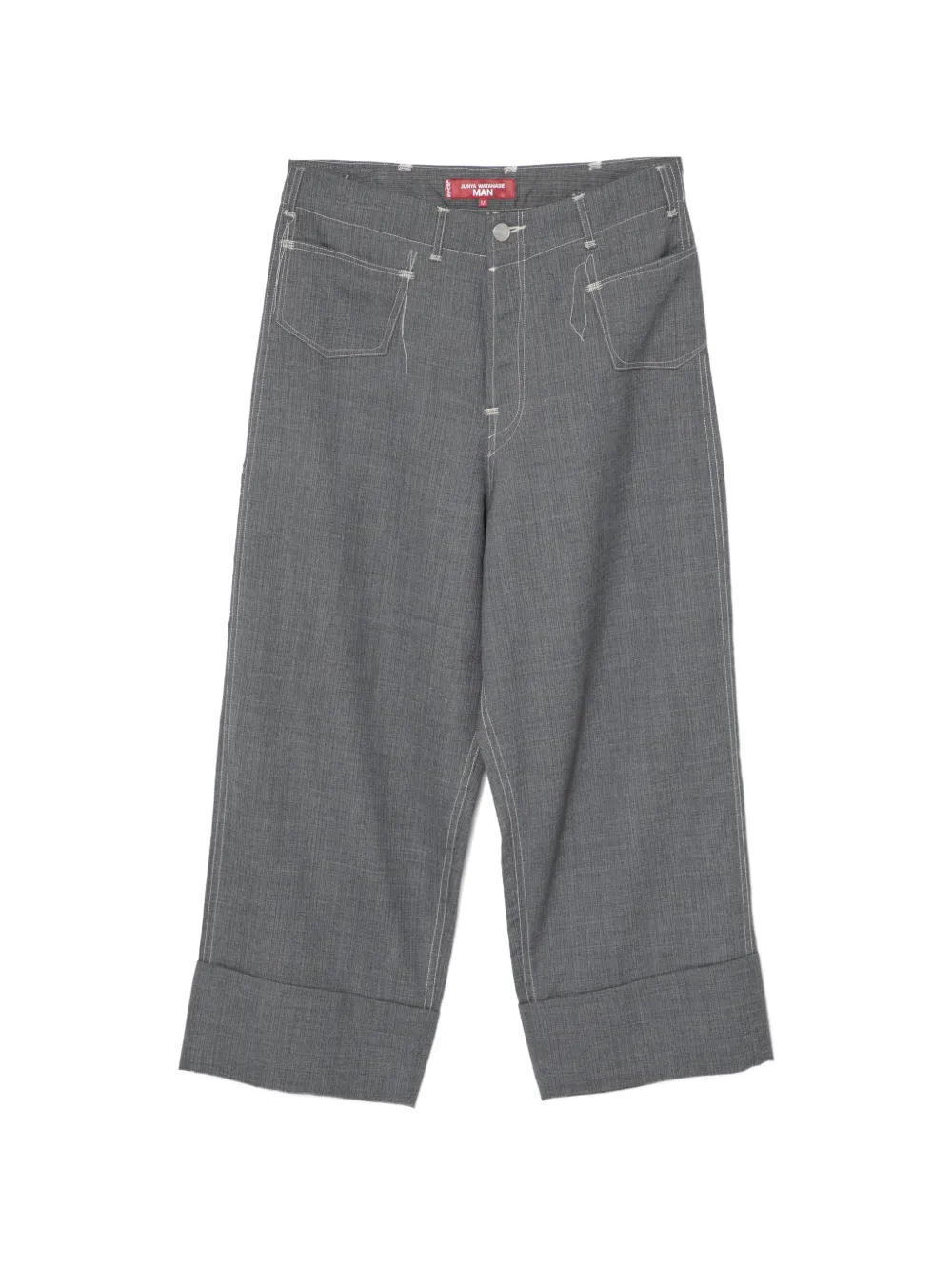 Junya Watanabe MAN x Levi's Pantaloni con risvolto - Grigio
