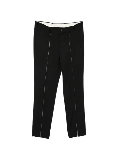 Comme des Garçons Homme Plus zip-detail trousers