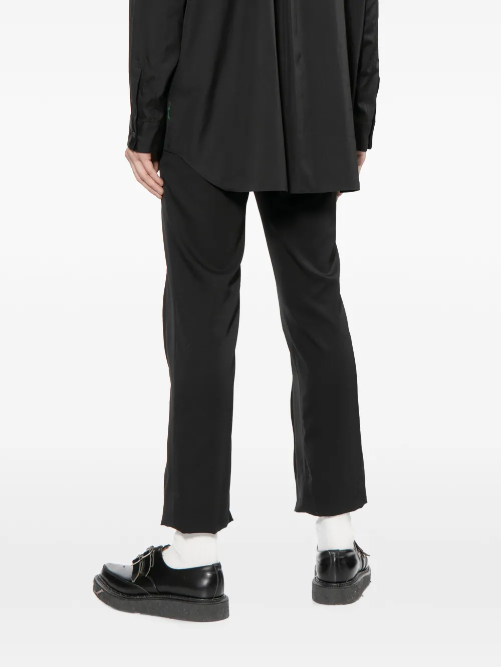 Comme des Garçons Homme Plus Broek met rits Zwart