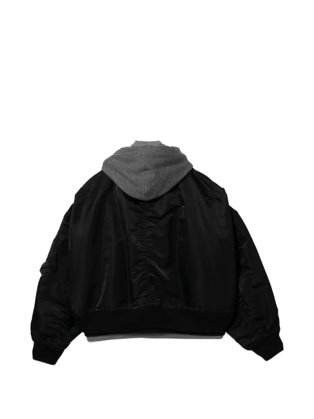  Maison Mihara Yasuhiro Layered Bomber Jacket - Black 