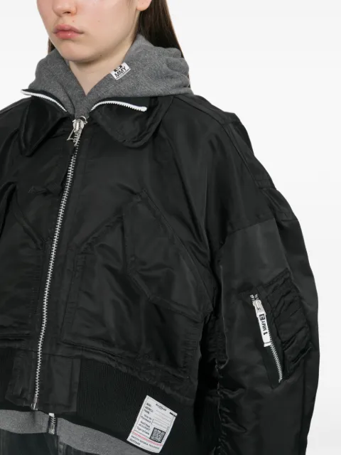 Maison MIHARA YASUHIRO layered bomber jacket