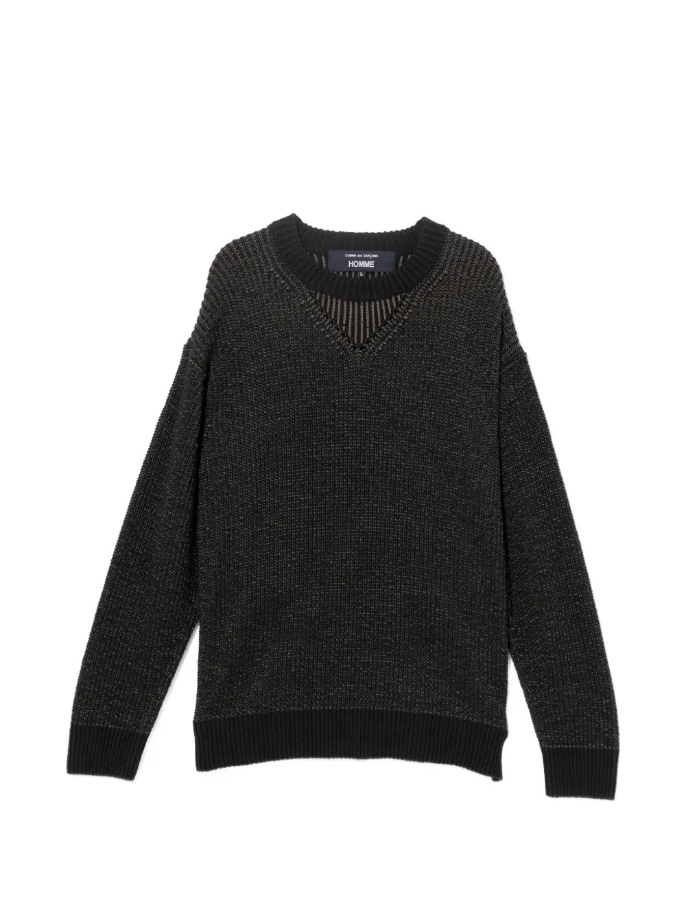 Comme des Garçons Homme Maglione chunky - Blu