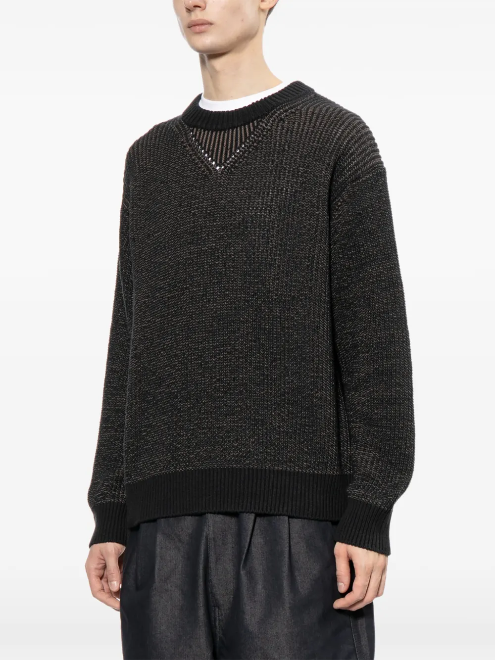  Comme Des Garçons Homme Chunky Sweater - Blue 