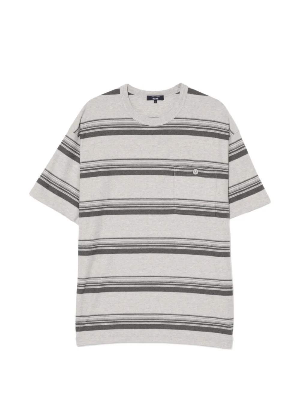 Comme des Garçons Homme T-shirt a righe - Grigio