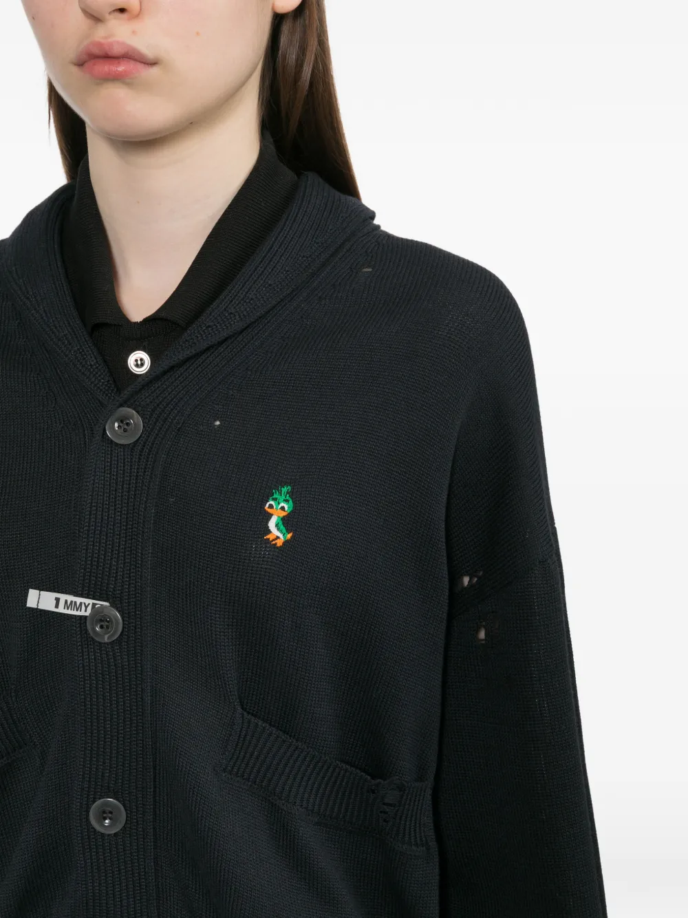 Maison MIHARA YASUHIRO Gelaagd vest Zwart