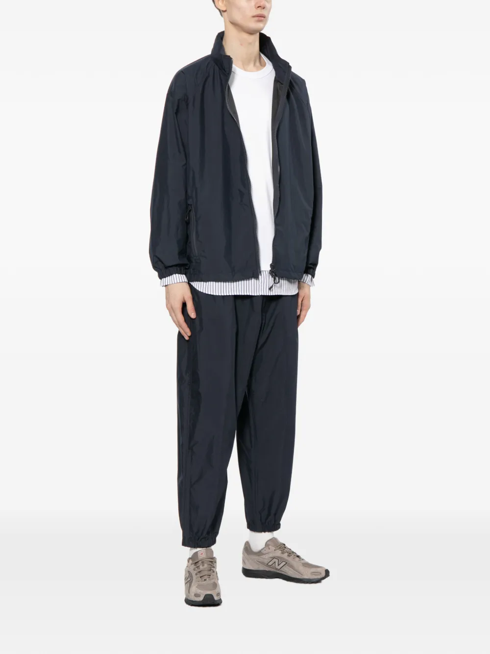 Comme des Garçons Homme T-shirt met gestreepte mouwen Wit