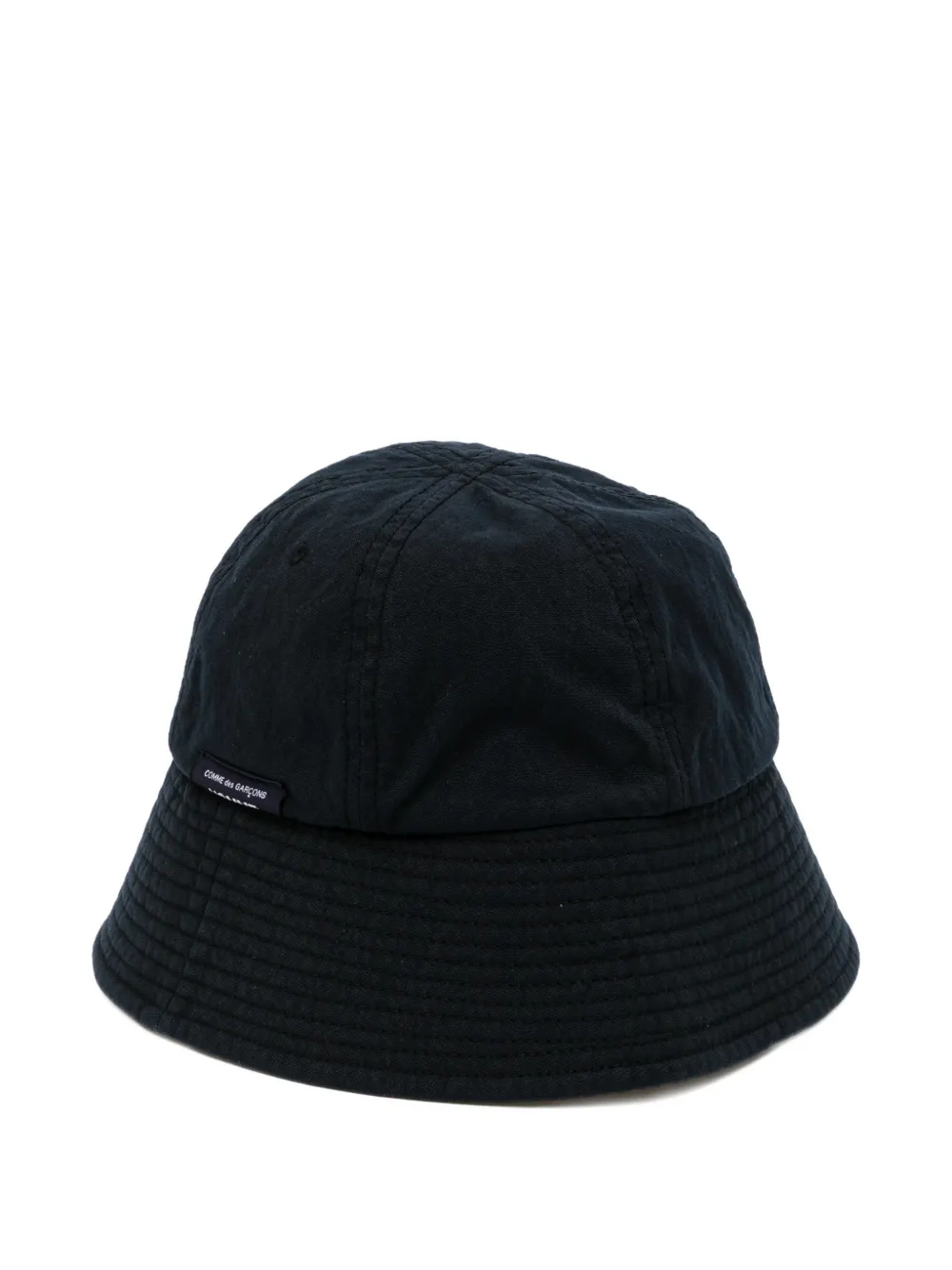 Comme des Garçons Homme Vissershoed met logo Zwart