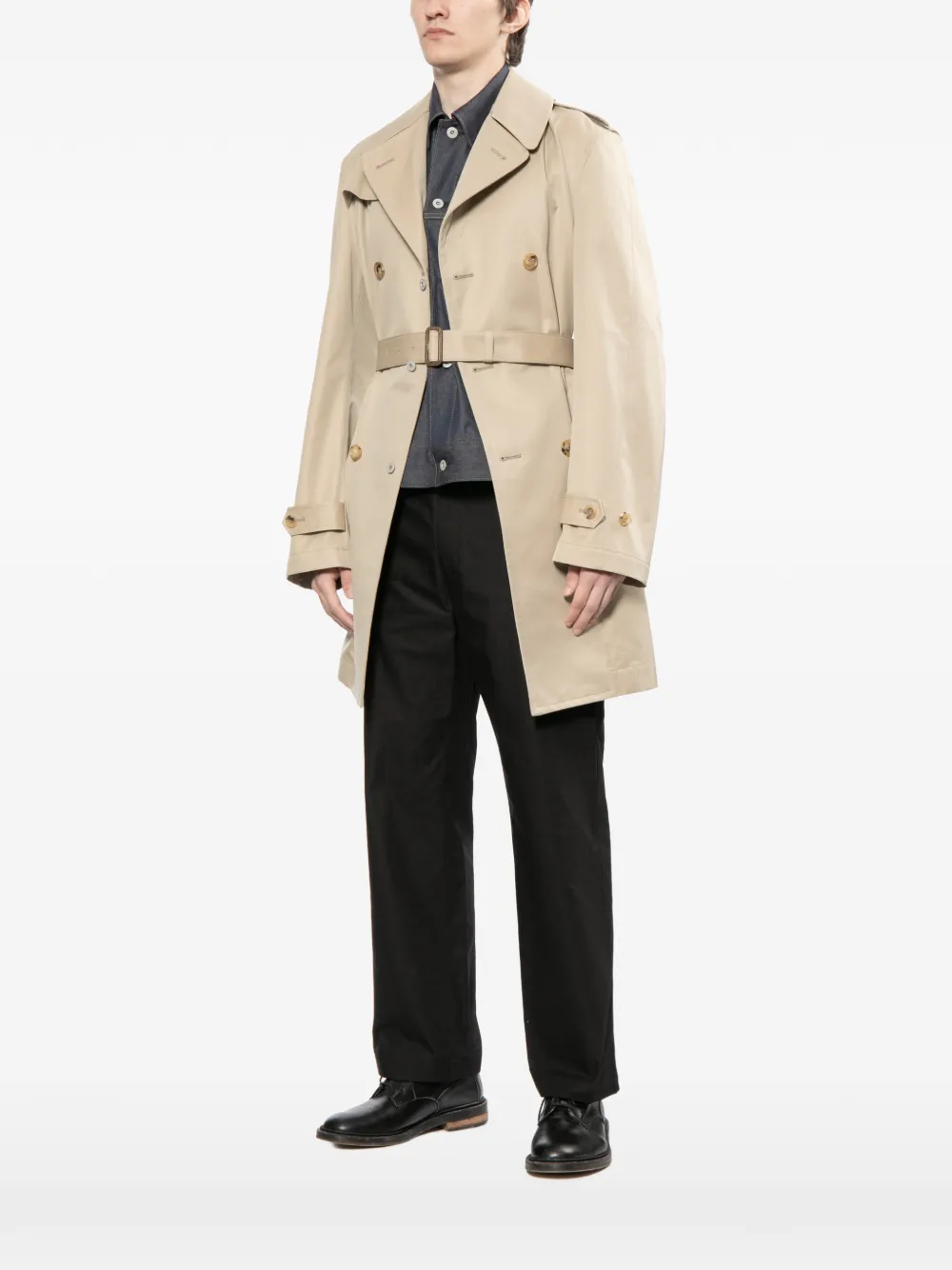 Junya Watanabe MAN ダブルコート | ニュートラル | FARFETCH JP