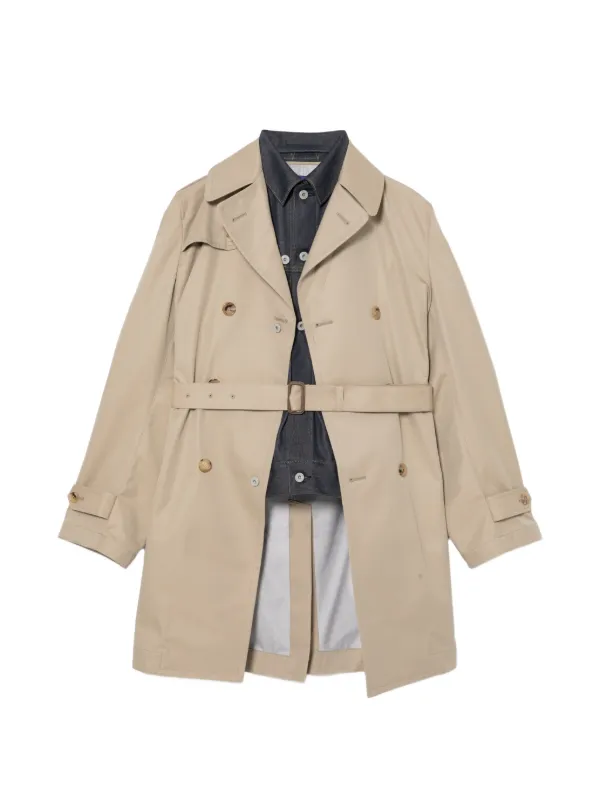 Junya Watanabe MAN ダブルコート | ニュートラル | FARFETCH JP
