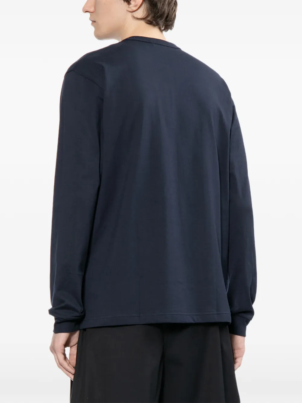 Comme des Garçons Homme T-shirt met logoprint Blauw