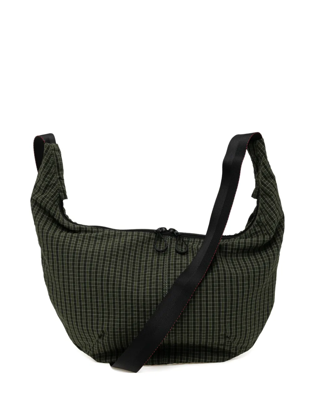 Comme des Garçons Homme Borsa a spalla a quadri - Verde