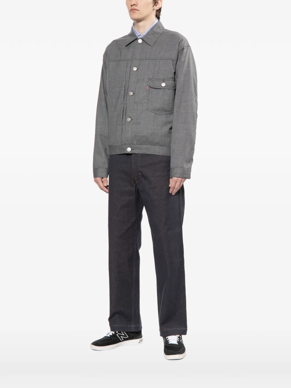  Junya Watanabe Man X Levi's Wool Shirt Jacket - Grey 
