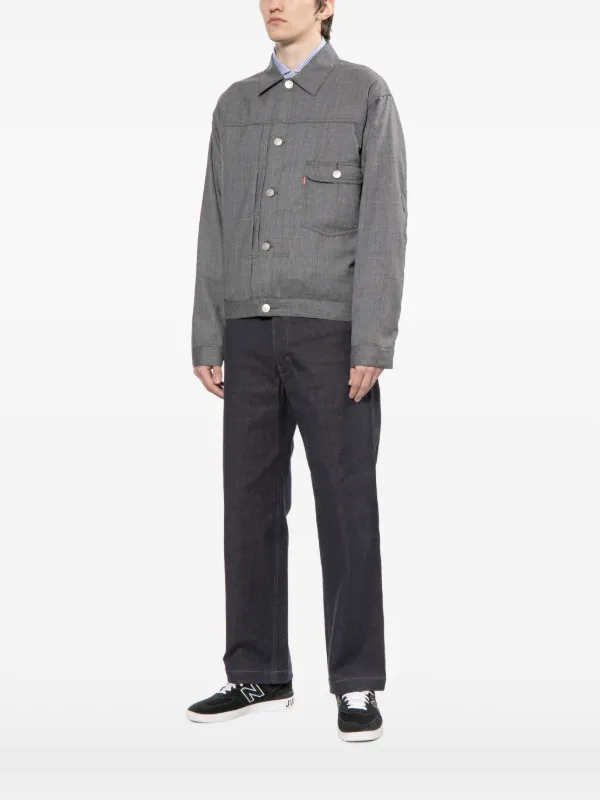 Junya Watanabe MAN x Levi's シャツジャケット | グレー | FARFETCH JP