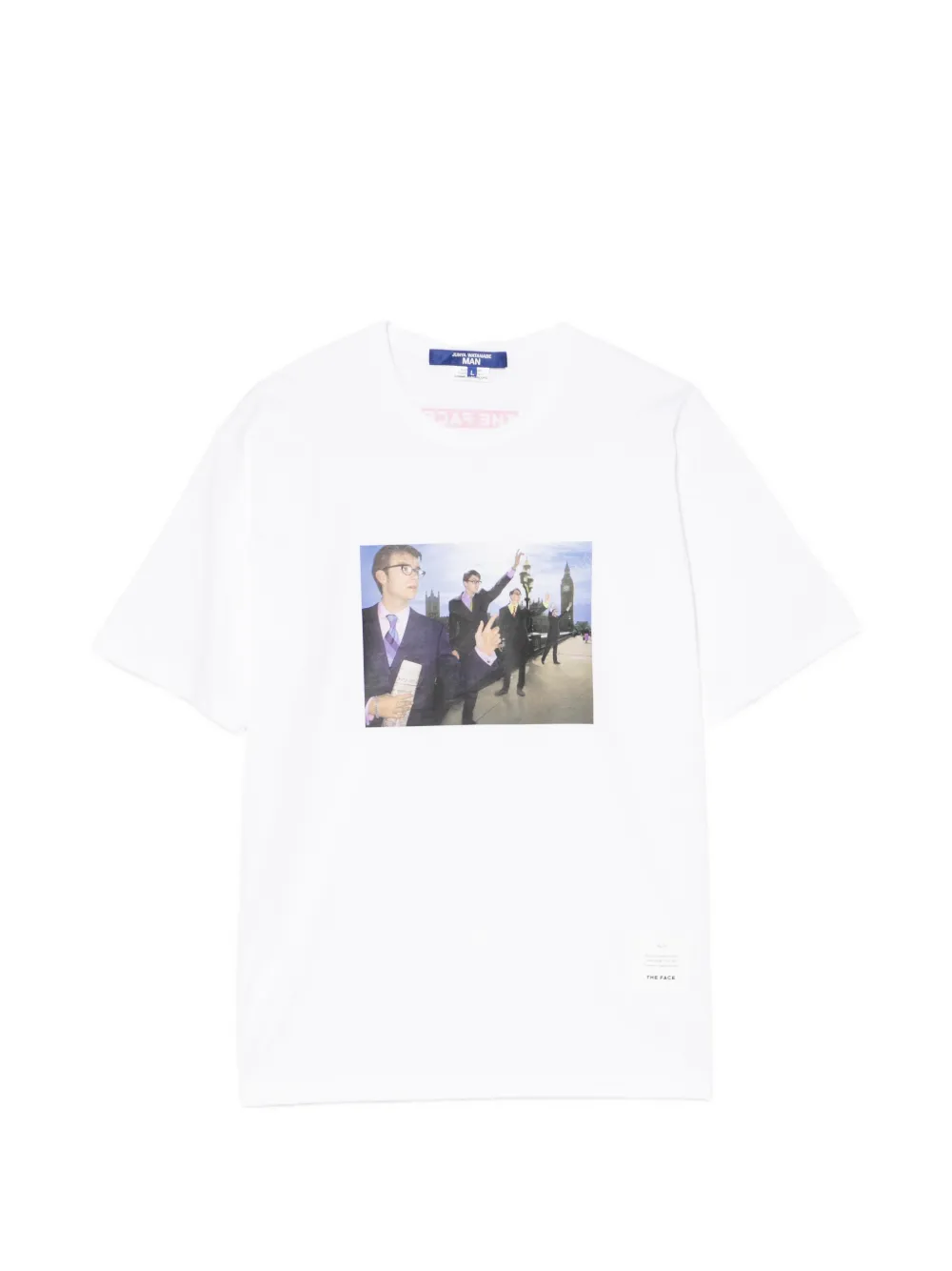 Junya Watanabe MAN T-shirt con stampa - Toni neutri