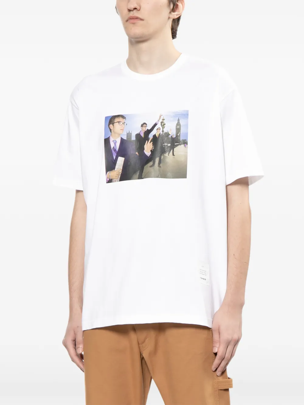  Junya Watanabe Man Printed T-shirt - Neutrals 
