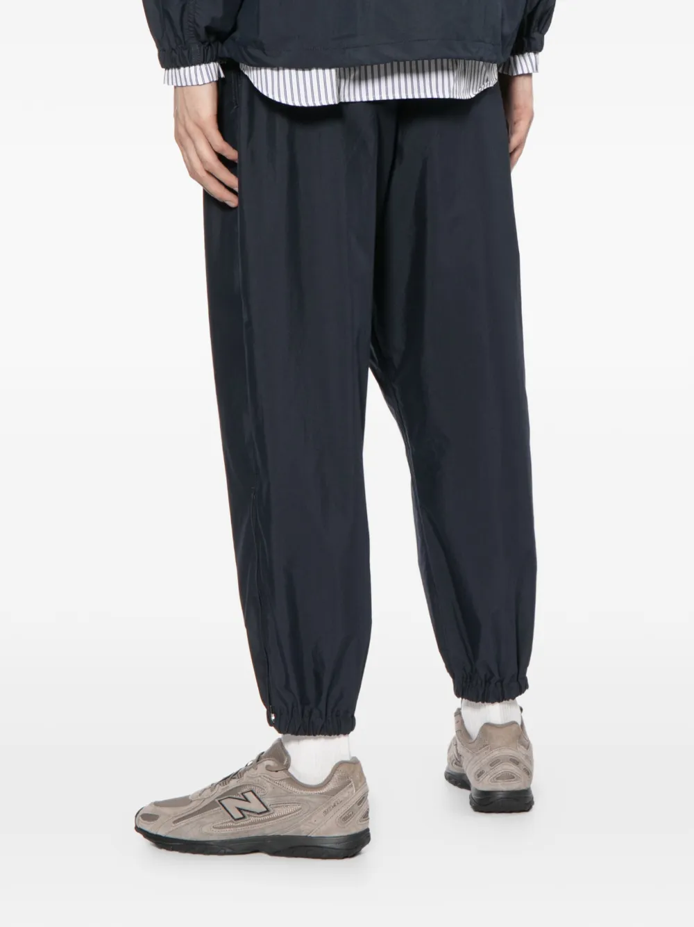 Comme des Garçons Homme Cargo broek met logopatch Blauw