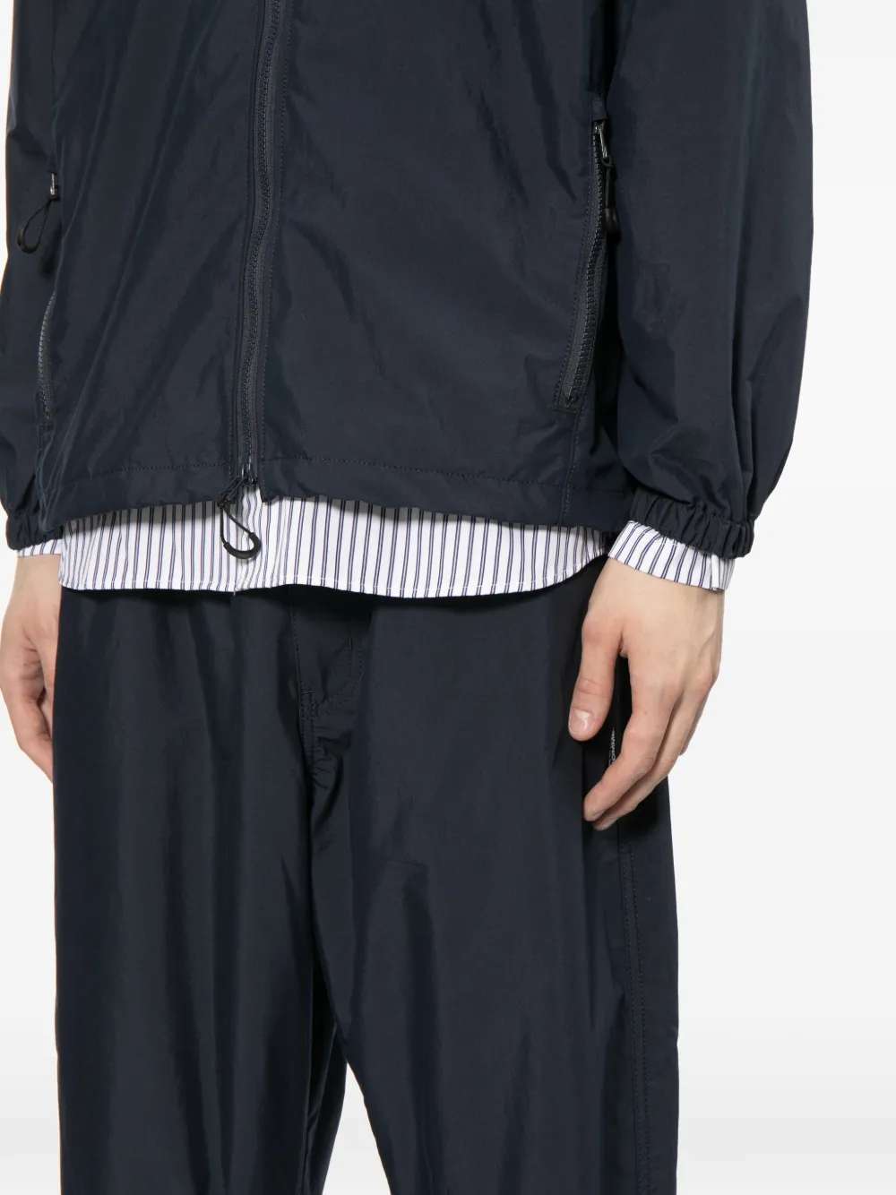 Comme des Garçons Homme Cargo broek met logopatch Blauw