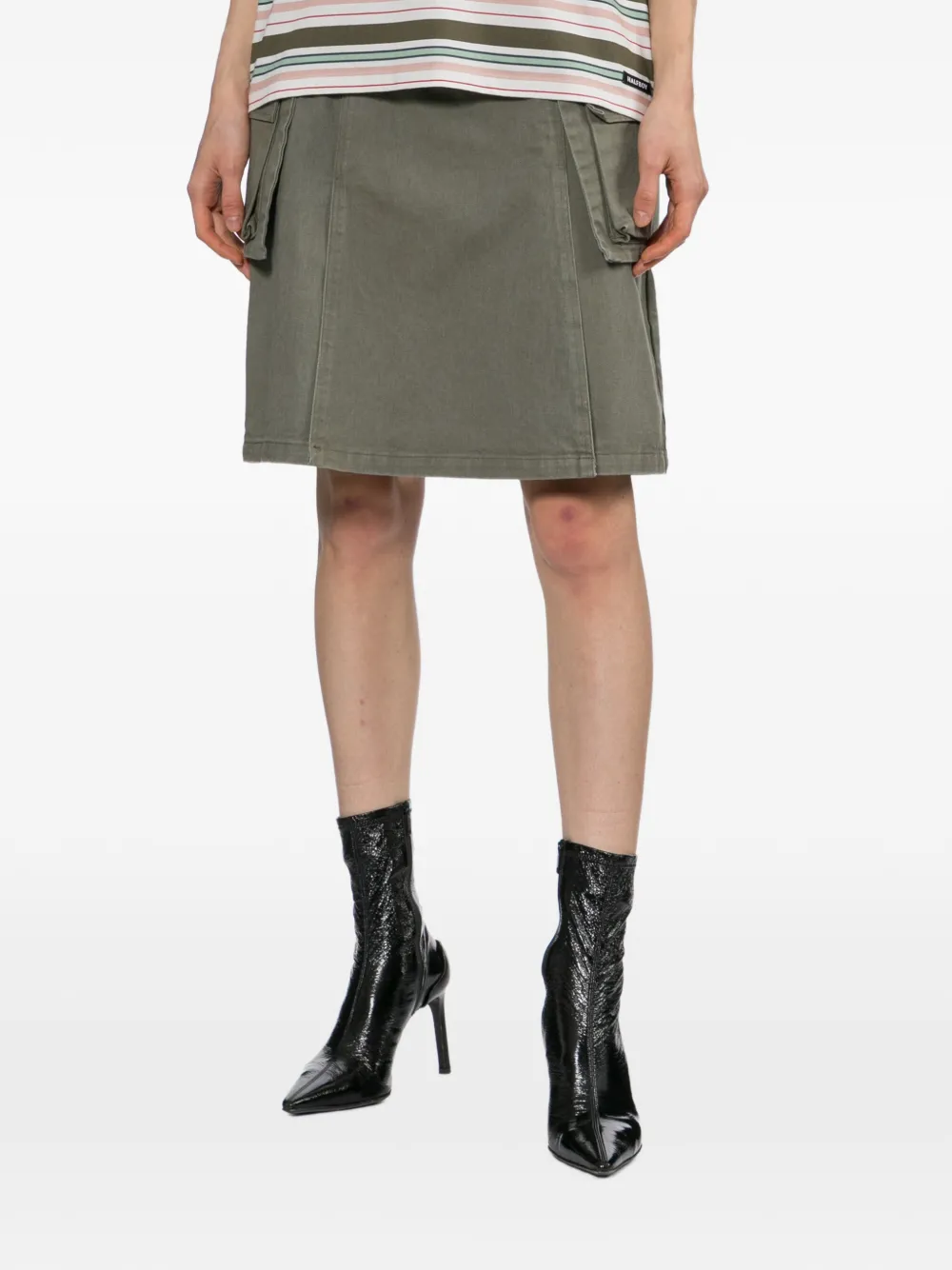  Halfboy Cargo Skirt - Green 