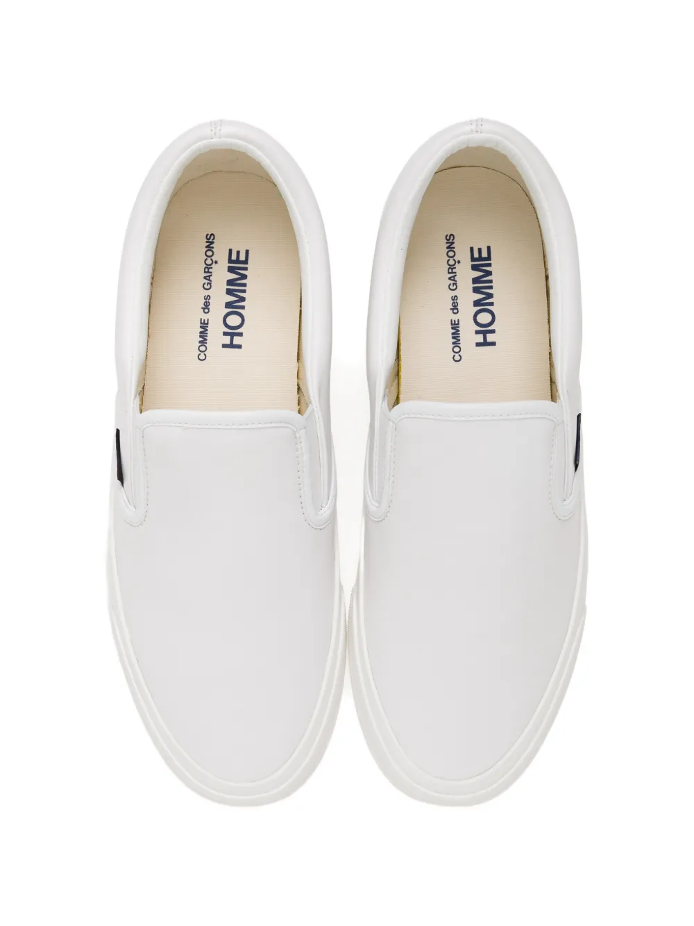 Comme des Garçons Homme Slip-on sneakers Wit