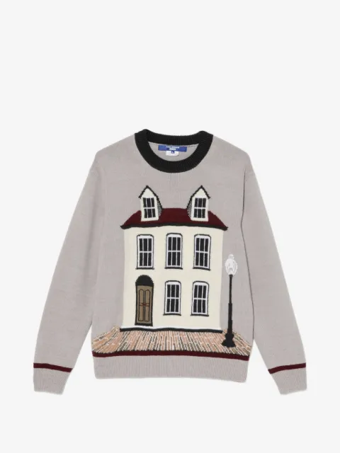 Junya Watanabe MAN house-intarsia sweater