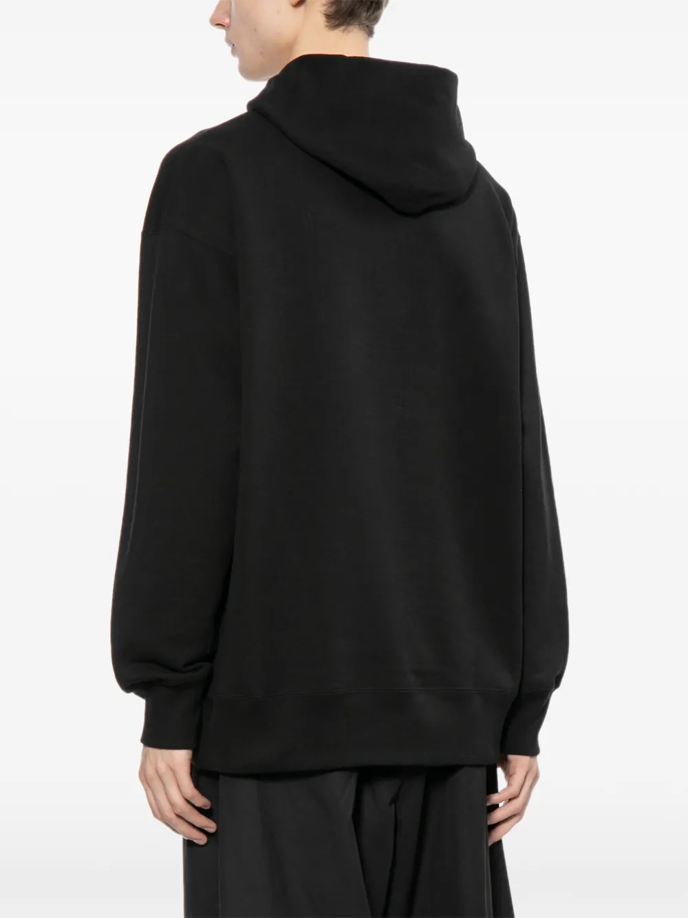 Comme des Garçons Homme Hoodie met logoprint Zwart