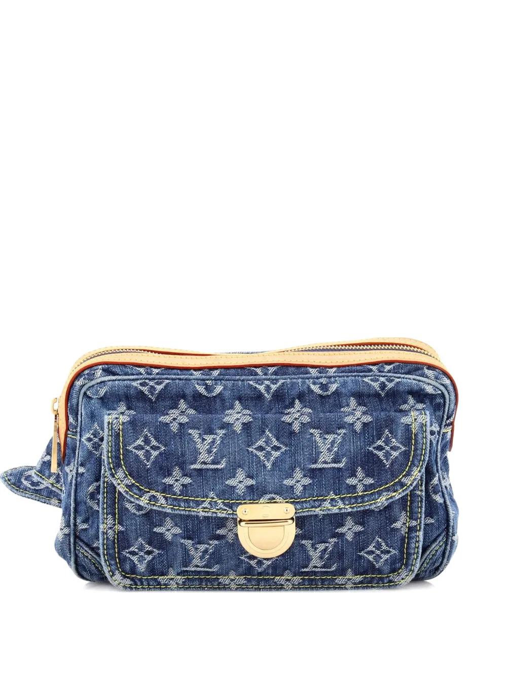 Louis Vuitton Pre-Owned Bum Bag Denim belt bag - Blu